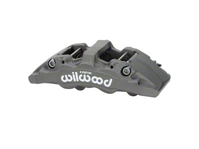 Wilwood AeroDM Forged Six Piston Front Brake Caliper; Driver Side; Anodized (20-23 Jeep Gladiator JT)