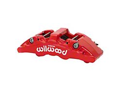 Wilwood AeroDM Forged Six Piston Front Brake Caliper; Driver Side; Red (18-23 Jeep Wrangler JL)