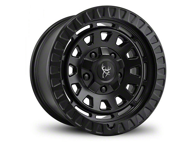 Buck Commander Venture Satin Black Wheel; 17x9 (07-18 Jeep Wrangler JK)