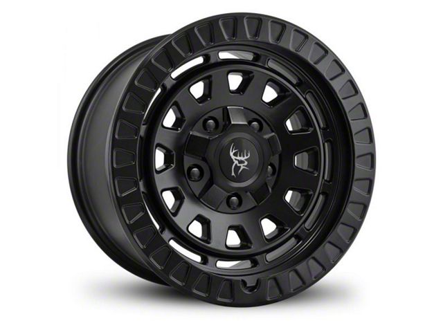 Buck Commander Venture Satin Black Wheel; 17x9 (99-04 Jeep Grand Cherokee WJ)