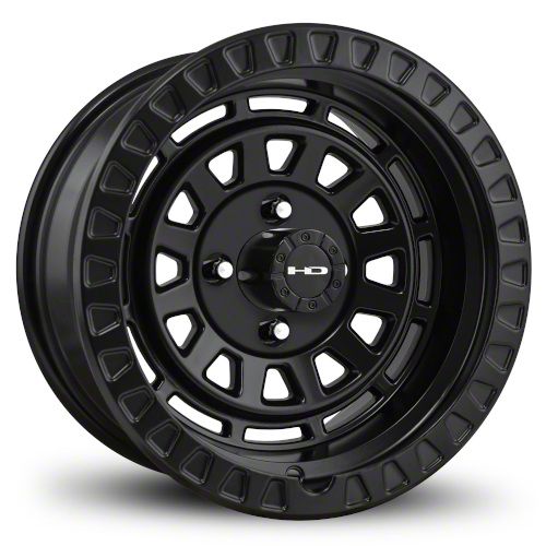 HD Off-Road Wheels Venture Satin Black Wheel; 17x9 (84-01 Jeep Cherokee XJ)