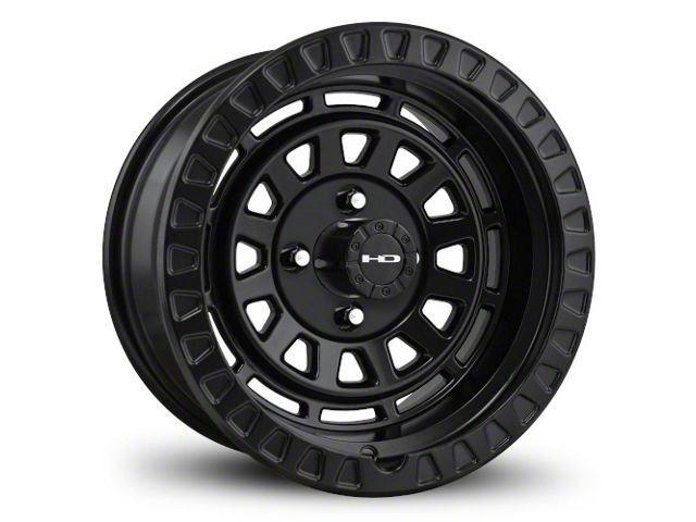 HD Off-Road Wheels Venture Satin Black Wheel; 17x9 (18-24 Jeep Wrangler JL)