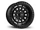 HD Off-Road Wheels Venture Satin Black Wheel; 17x9 (18-24 Jeep Wrangler JL)