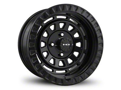 HD Off-Road Wheels Venture Satin Black Wheel; 17x9 (20-24 Jeep Gladiator JT)