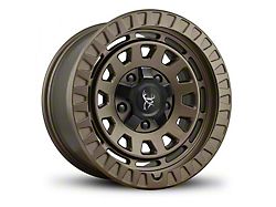 Buck Commander Venture Satin Bronze Wheel; 17x9 (87-95 Jeep Wrangler YJ)