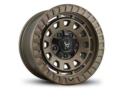 Buck Commander Venture Satin Bronze Wheel; 17x9 (07-18 Jeep Wrangler JK)
