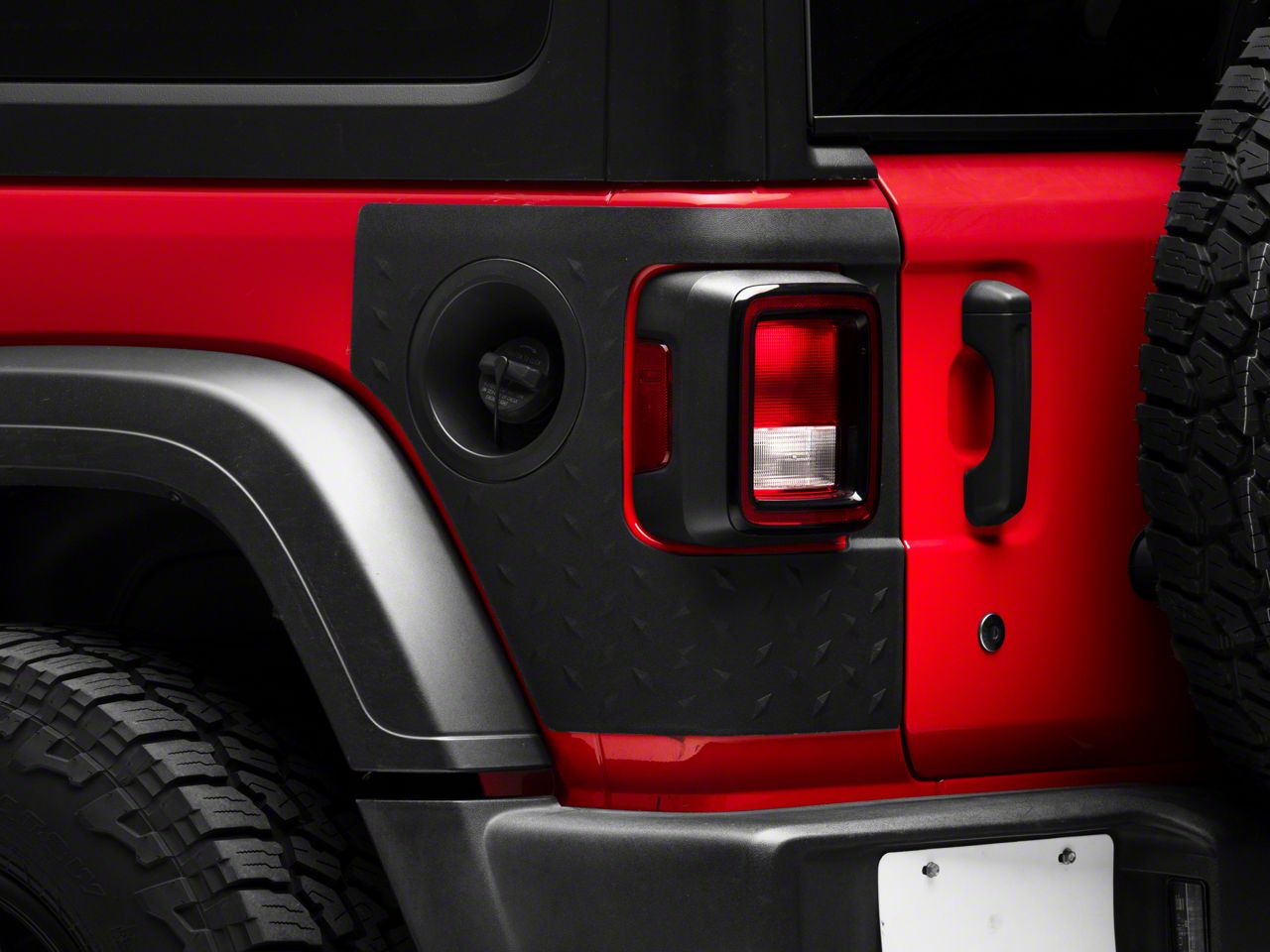 RedRock Jeep Wrangler Rear Corner Guards J184074 (1824 Jeep Wrangler JL) Free Shipping