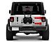 RedRock Tailgate Hinge Cover Kit; Red (18-24 Jeep Wrangler JL)