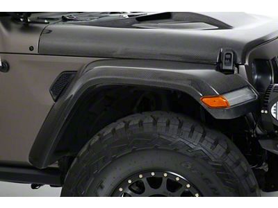 Stealth Fenders; Fiberglass (18-23 Jeep Wrangler JL)