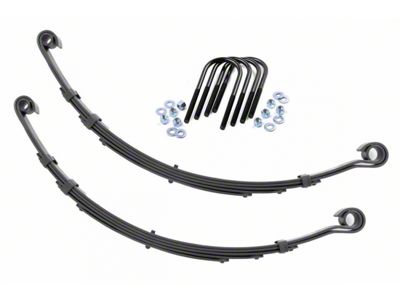 Rough Country Front Leaf Springs for 4-Inch Lift (76-86 Jeep CJ7)