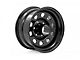 Rough Country Steel Gloss Black Wheel; 16x8 (07-18 Jeep Wrangler JK)