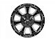 Rough Country 93 Series Gloss Black Machined Wheel; 20x10 (20-24 Jeep Gladiator JT)