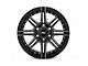 Rough Country 88 Series Gloss Black Wheel; 17x8.5 (84-01 Jeep Cherokee XJ)