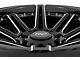 Rough Country 88 Series Gloss Black Wheel; 17x8.5 (97-06 Jeep Wrangler TJ)