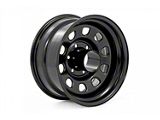 Rough Country Steel Gloss Black Wheel; 15x8; -19mm Offset (87-95 Jeep Wrangler YJ)