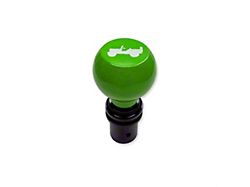 American Brothers Design Automatic Shift Knob with Hydro Blue Wrangler Logo; Black (18-23 Jeep Wrangler JL)