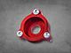 SILA Concepts Blow Off Adaptor Plate; Red (18-24 2.0L Jeep Wrangler JL)