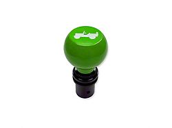 American Brothers Design Automatic Shift Knob with Acid Yellow Rubicon Logo; Black (20-23 Jeep Gladiator JT)