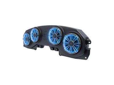 MB Quart Overhead Soundbar with Four 8-Inch Coaxial Speakers and RGB LED Lighting (18-24 Jeep Wrangler JL)