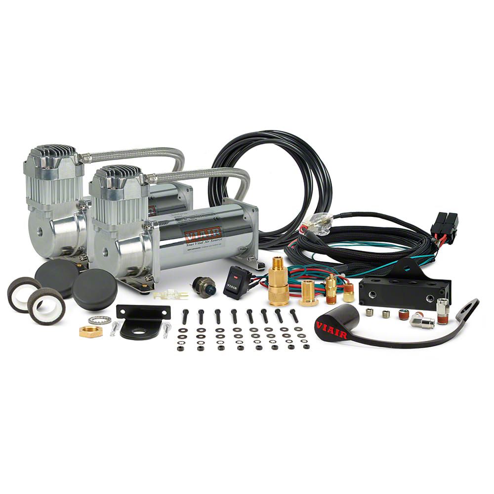 Viair Jeep Wrangler Chrome 444 Dual High Performance Air Compressors ...