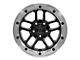 Defiant Wheels DF01 Gloss Black Machined Wheel; 17x8.5 (18-24 Jeep Wrangler JL)