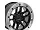 Defiant Wheels DF01 Gloss Black Machined Wheel; 17x8.5 (18-24 Jeep Wrangler JL)