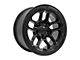 Defiant Wheels DF01 Satin Black Wheel; 17x8.5 (07-18 Jeep Wrangler JK)