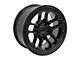 Defiant Wheels DF01 Satin Black Wheel; 17x8.5 (18-24 Jeep Wrangler JL)