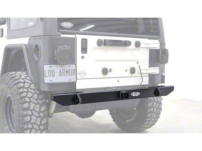 LoD Offroad Expedition Rear Bumper; Black Texture (87-06 Jeep Wrangler YJ & TJ)