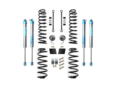 EVO Manufacturing 2.50-Inch Heavy Duty Enforcer Stage 1 Suspension Lift Kit with King 2.0 Shocks (18-24 Jeep Wrangler JL, Excluding 4xe & EcoDiesel)