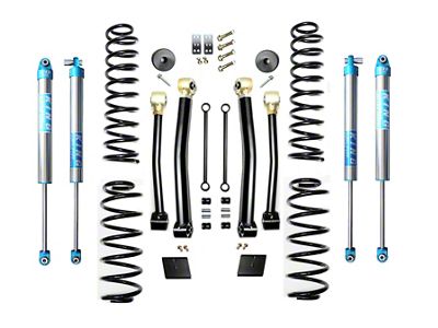 EVO Manufacturing 2.50-Inch Heavy Duty Enforcer Stage 3 Suspension Lift Kit with King 2.0 Shocks (18-24 Jeep Wrangler JL, Excluding 4xe & EcoDiesel)