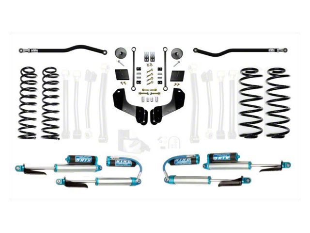 EVO Manufacturing 2.50-Inch Heavy Duty Enforcer Stage 4 Suspension Lift Kit with King 2.0 Shocks (18-24 Jeep Wrangler JL, Excluding 4xe & EcoDiesel)
