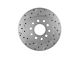 LEED Brakes Rear Disc Brake Conversion Kit with MaxGrip XDS Rotors; Red Calipers (93-98 Jeep Grand Cherokee ZJ)
