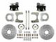 LEED Brakes Rear Disc Brake Conversion Kit with MaxGrip XDS Rotors; Zinc Plated Calipers (93-98 Jeep Grand Cherokee ZJ)