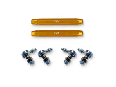 EVO Manufacturing HD Rear Sway Bar Links; 10.50 to 11.90-Inch Length Range (20-24 Jeep Gladiator JT)