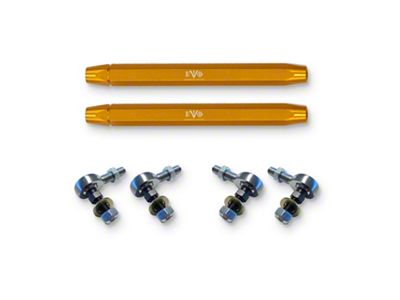 EVO Manufacturing HD Rear Sway Bar Links; 12.50 to 13.90-Inch Length Range (20-24 Jeep Gladiator JT)