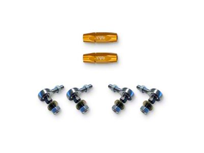 EVO Manufacturing HD Rear Sway Bar Links; 5.50 to 6.90-Inch Length Range (20-24 Jeep Gladiator JT)