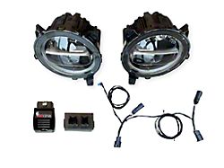 Infotainment Factory OEM LED Headlight Upgrade Kit; Black Housing; Clear Lens (18-23 Jeep Wrangler JL)