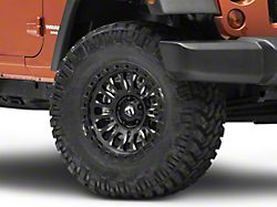 Fuel Wheels Rincon Gloss Black Milled Wheel; 17x9 (18-23 Jeep Wrangler JL)