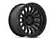 Fuel Wheels Rincon Matte Black with Gloss Black Lip Wheel; 18x9 (05-10 Jeep Grand Cherokee WK)