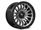 Fuel Wheels Rincon Matte Gunmetal with Black Ring Wheel; 18x9 (07-18 Jeep Wrangler JK)