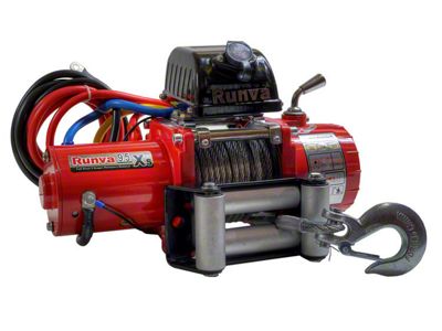 DK2 9,500 lb. Runva Series Winch with Steel Cable (Universal; Some Adaptation May Be Required)