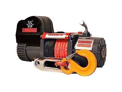DK2 9,500 lb. Samurai Series Winch with Synthetic Rope (Universal; Some Adaptation May Be Required)