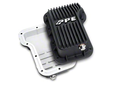 PPE Heavy-Duty Cast Aluminum Engine Oil Pan; Black (18-23 2.0L Jeep Wrangler JL)