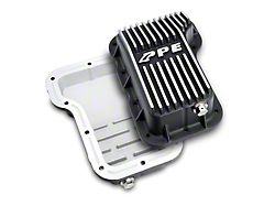 PPE Heavy-Duty Cast Aluminum Engine Oil Pan; Brushed (18-26 2.0L Jeep Wrangler JL)