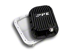 PPE Heavy-Duty Cast Aluminum Engine Oil Pan; Black (18-23 3.6L Jeep Wrangler JL)