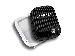 PPE Heavy-Duty Cast Aluminum Engine Oil Pan; Black (20-24 3.6L Jeep Gladiator JT)