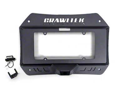 CrawlTek Revolution Tailgate Plate / License Plate Relocation (18-24 Jeep Wrangler JL)