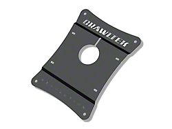 CrawlTek Revolution Tailgate Plate / License Plate Relocation; Black (97-06 Jeep Wrangler TJ)