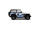 4x4 Attitude Action Shield Body Armor; Blue Splinter Camo (18-24 Jeep Wrangler JL 2-Door)